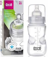 LOVI Butelka Samosterylizująca 250ml z Smoczkiem 3m+