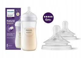 AVENT Zestaw Butelka Natural Response 330 ml 3m+