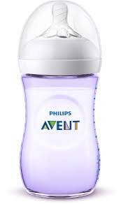 Philips AVENT SCF033/14 Butelka Natural 240ml - Fioletowa