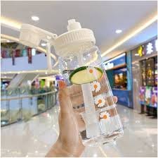 Urocza Butelka na Wodę 500ml z Motywem Daisy