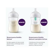AVENT Butelka Natural Response 260ml z Nakładką Antykolkową